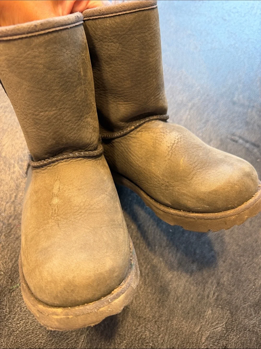 UGG Grey Short Boots size 2